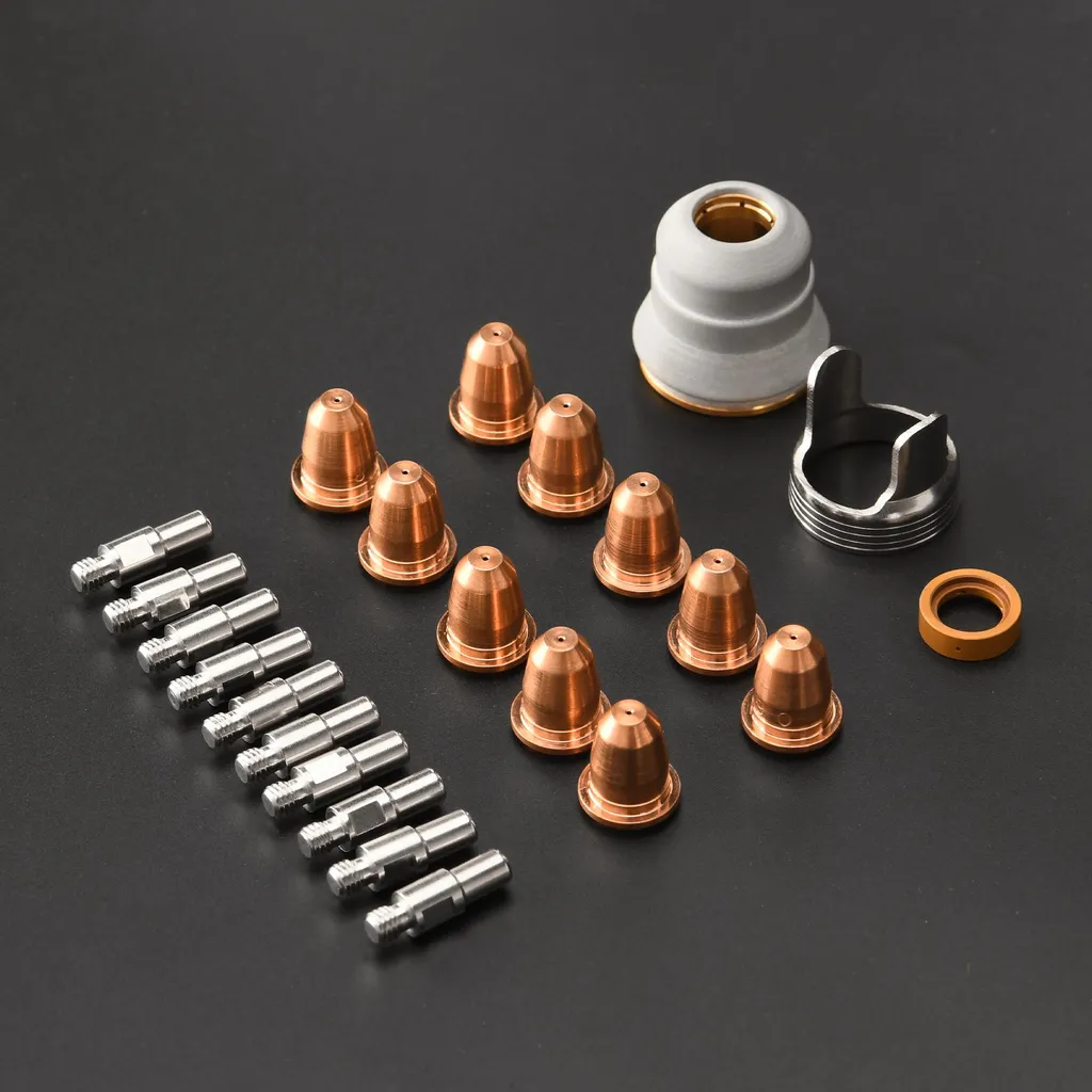 Consommables pour torche plasma IPT-60 avec buses et boîte de stockage
