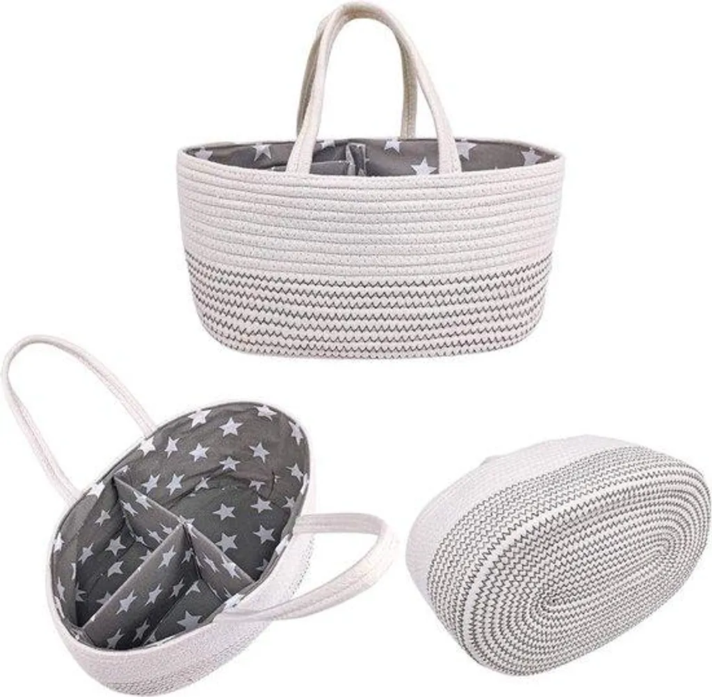 Matelas à langer pliable gris petit format pour couffin de voyage