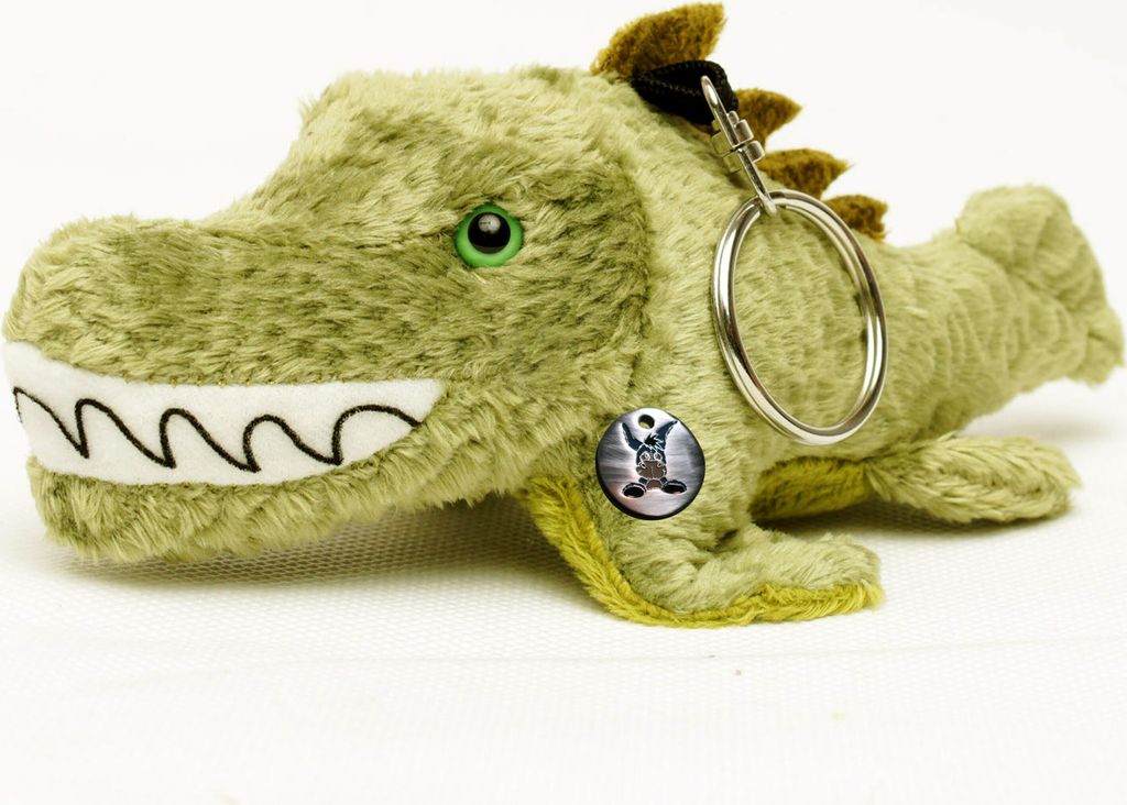Dinosaurier Schlüsselanhänger Mosasaurus Plüsch Dino Kuscheltier Anhänger NEPTUN