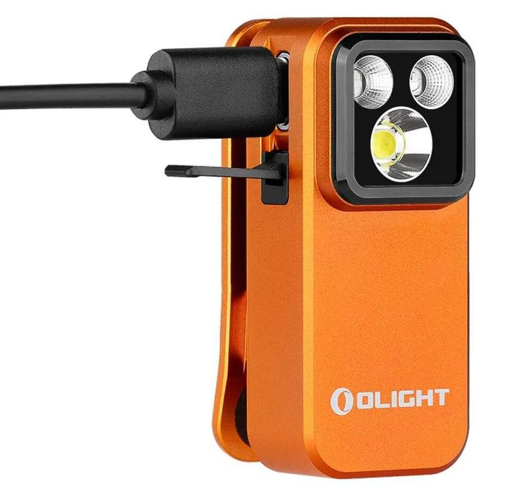 Olight 0.0000.3063 OLIGHT Taschenlampe Oclip Pro Orange Immagine del prodotto 