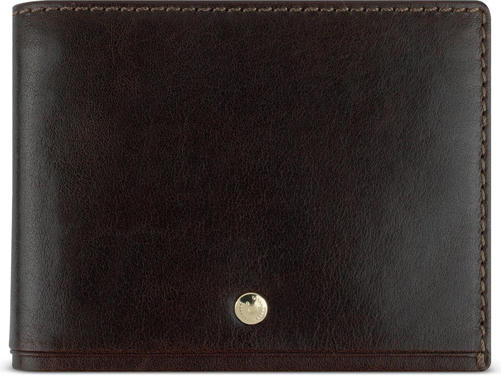 bugatti Geldbörse Neaples Wallet With Flap Brown dunkelbraun