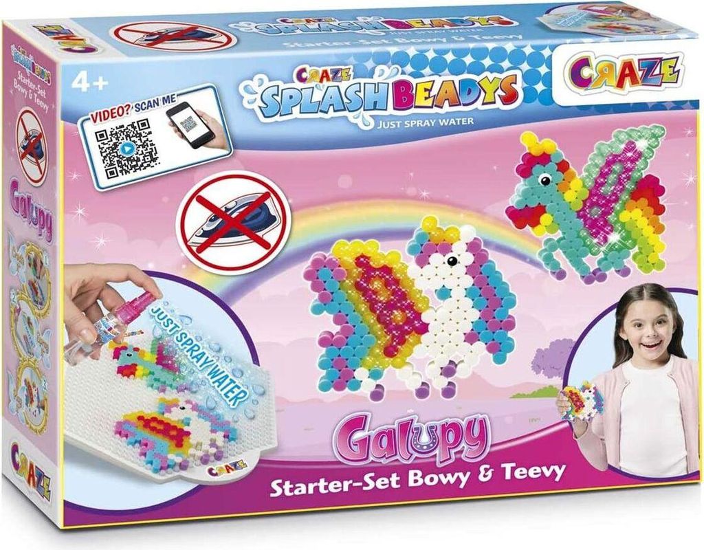 CRAZE 20630 - Splash Beadys - Perline plug-in - Galupy Immagine del prodotto 