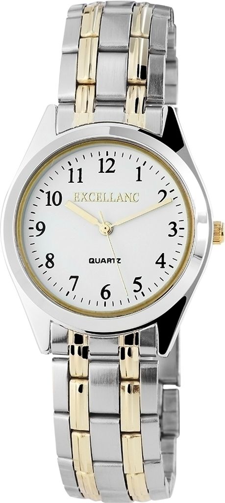Excellanc Herrenuhr mit Edelstahlarmband