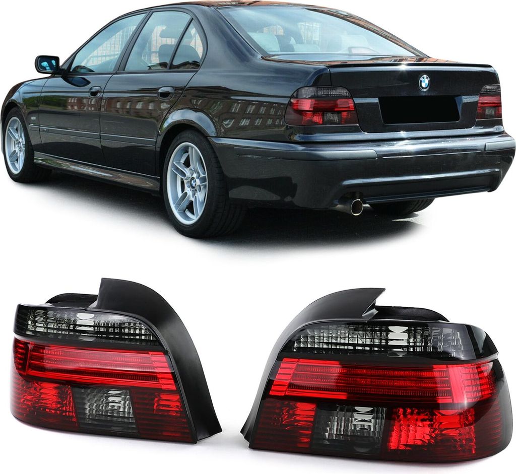 Rückleuchten Heckleuchten Rot Schwarz für BMW 5er E39 Limousine ab 1995-2000