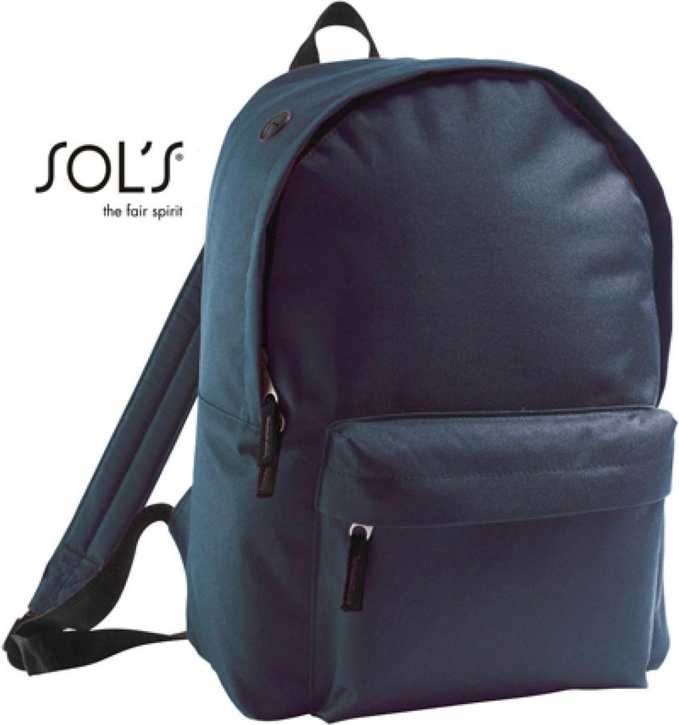 SOLs Bags 70100 | Backpack Rider Rucksack | 14 x 28 x 40 cm - Farbe: French Navy - Größe: 14 x 28 x 40 cm
