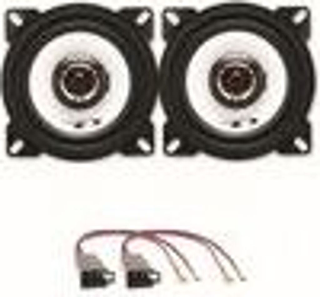 ALPINE SXE-1025S 10 cm Koaxial Lautsprecher Einbauset für Corrado Passat 35i