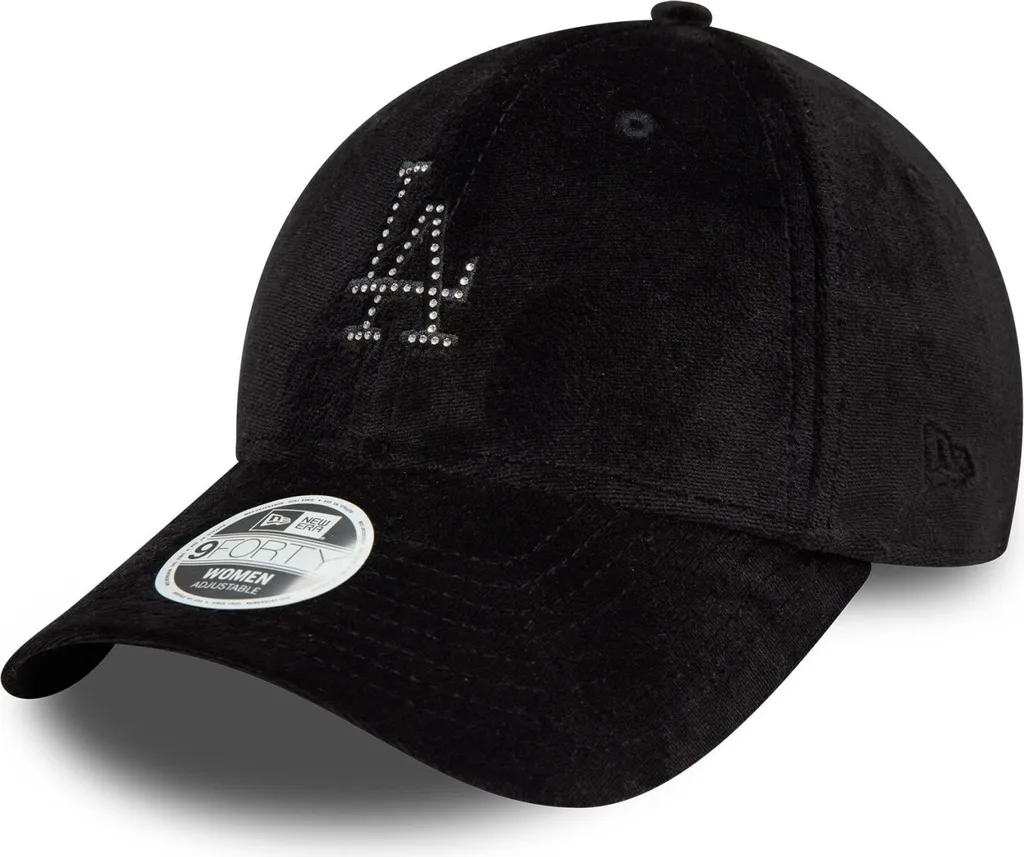 Casquette LA Dodgers Velours et Strass - New Era 9Forty Style Féminin