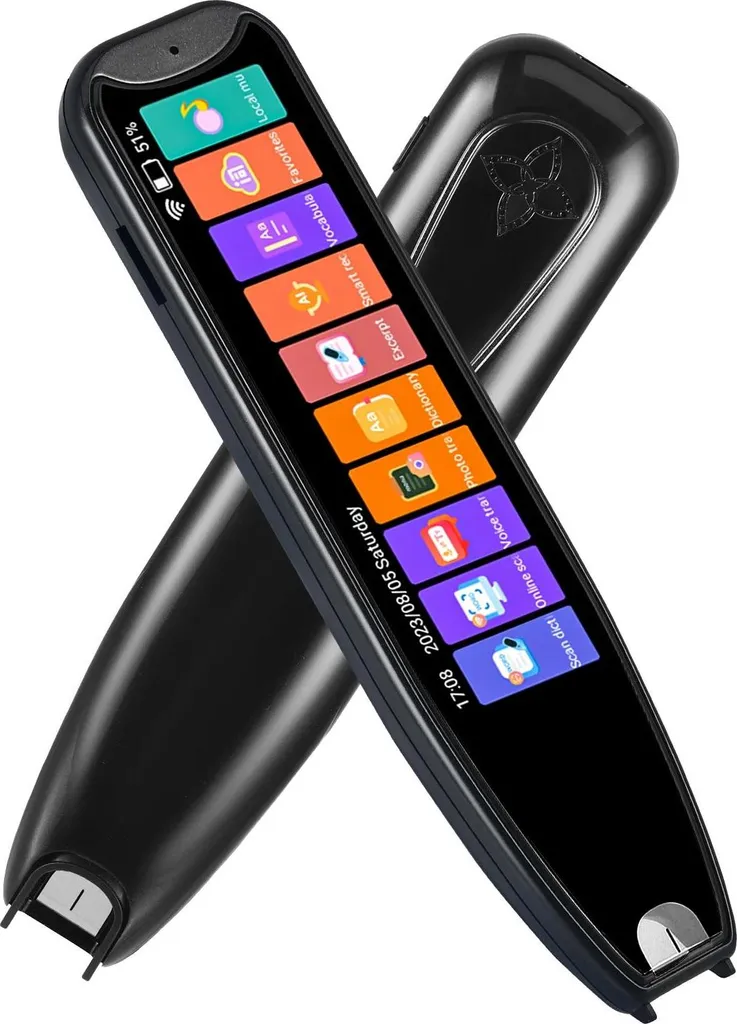 Scanner de texte portable 134 langues avec fonction traduction rapide