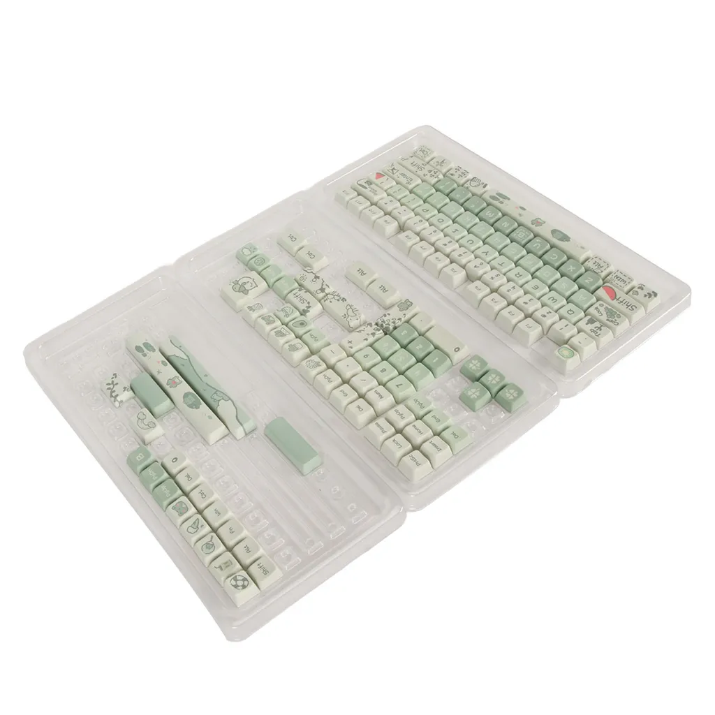 Touches PBT 148 touches par sublimation Frog pour claviers mécaniques DIY