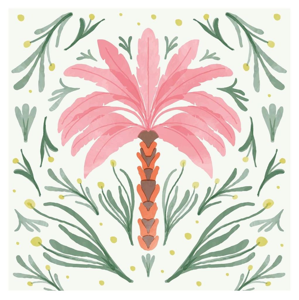 Servietten 24x24 cm - Palm Oasis