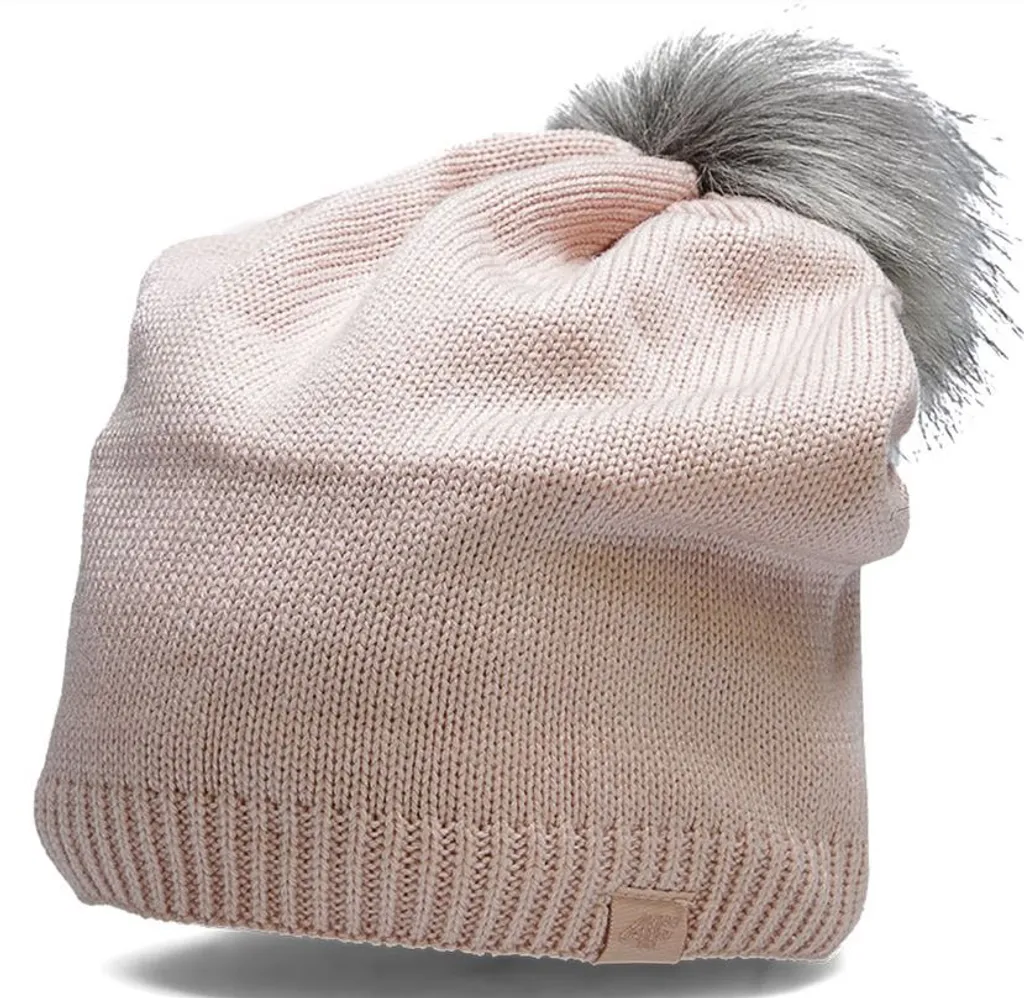 Berretto 4F H4Z22CAD009JASNYR Rosa Chiaro: Look Invernale e Calore