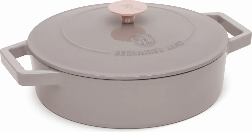 Pentola Ghisa 26cm Berlinger Haus BH6527 - Estetica Taupe e Induzione