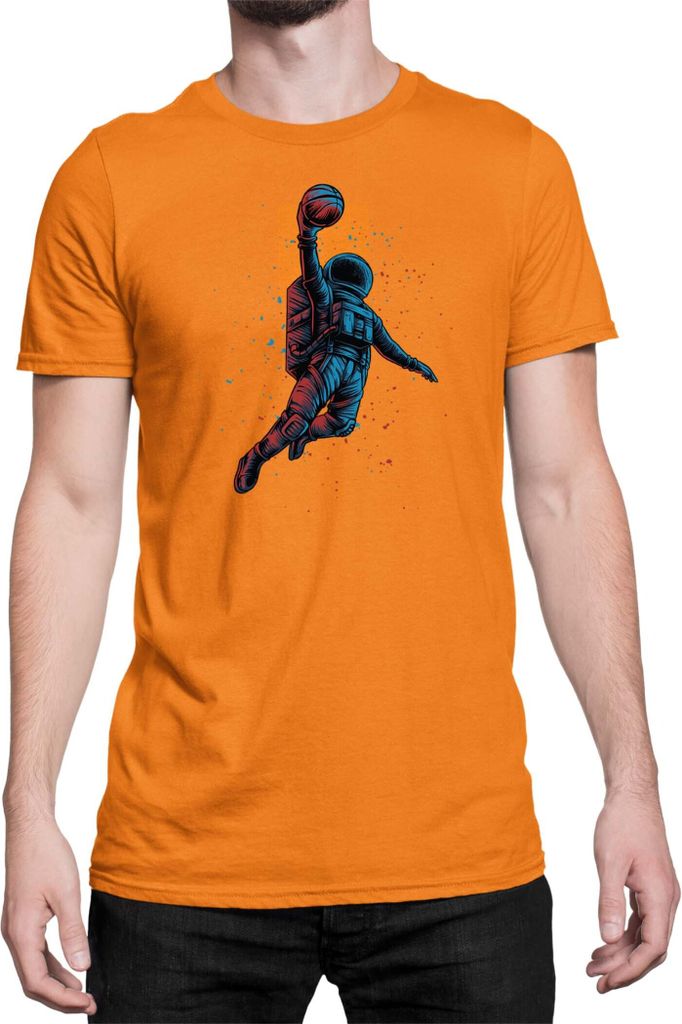 Herren T-Shirt Nasa Space Theme Nasa 005, Man 3XL / Orange