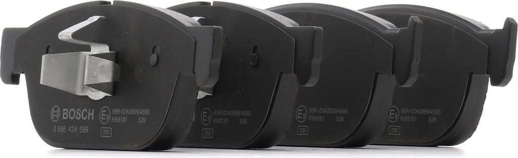 BOSCH Bremsbeläge Satz Vorne für VOLVO XC40 (536) 0 986 424 Produktbild 