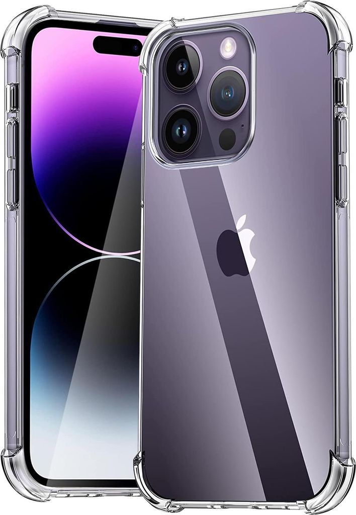 Hülle für Apple iPhone 14 Pro Max Schutzhülle Anti Shock Handy Case Transparent Cover