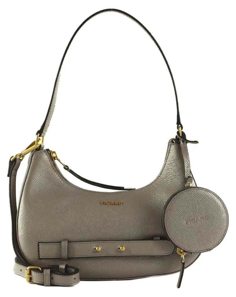 Sac à Main Femme Chic Way PICARD Silver Taupe - Cabas Épaule Tendance