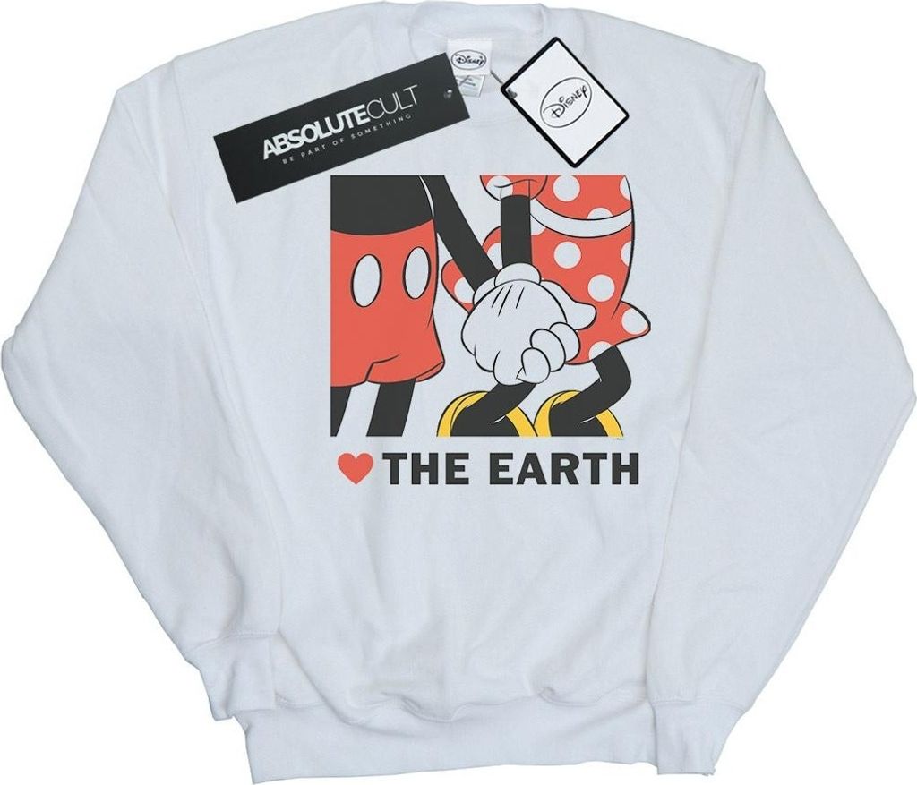 Disney - "Heart The Earth" Sweatshirt für Herren BI38055 (M) (Weiß)