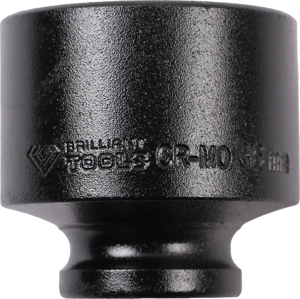 Brilliant Tools 1/2 Kraft-Stecknuss Zwölfkant 36 mm, kurz