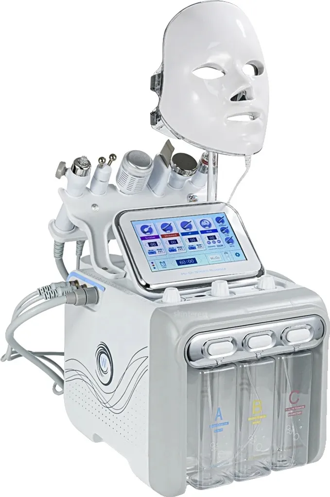 Machine de spa facial à l'oxygène nettoyage visage points noirs