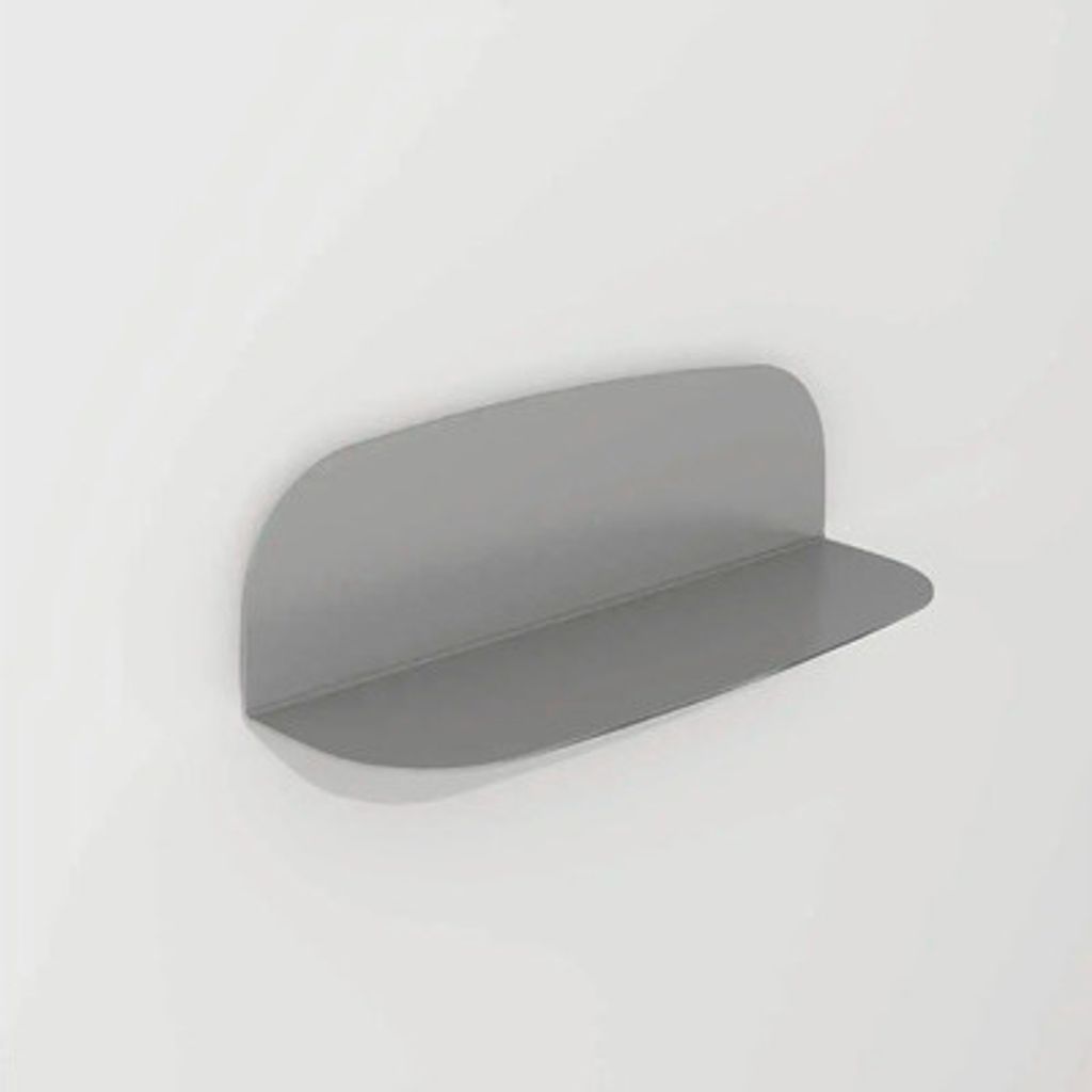 Metallablage Devo Oval BxHxT 30x9.1x9.1 cm grau