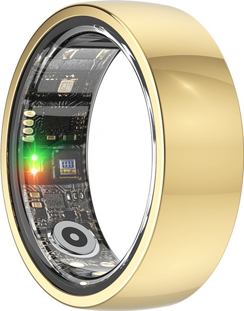 INF Smart Ring R1000 – Schlafmonitor, Bluetooth 5.0, Blutsauerstoffmonitor Gold 13