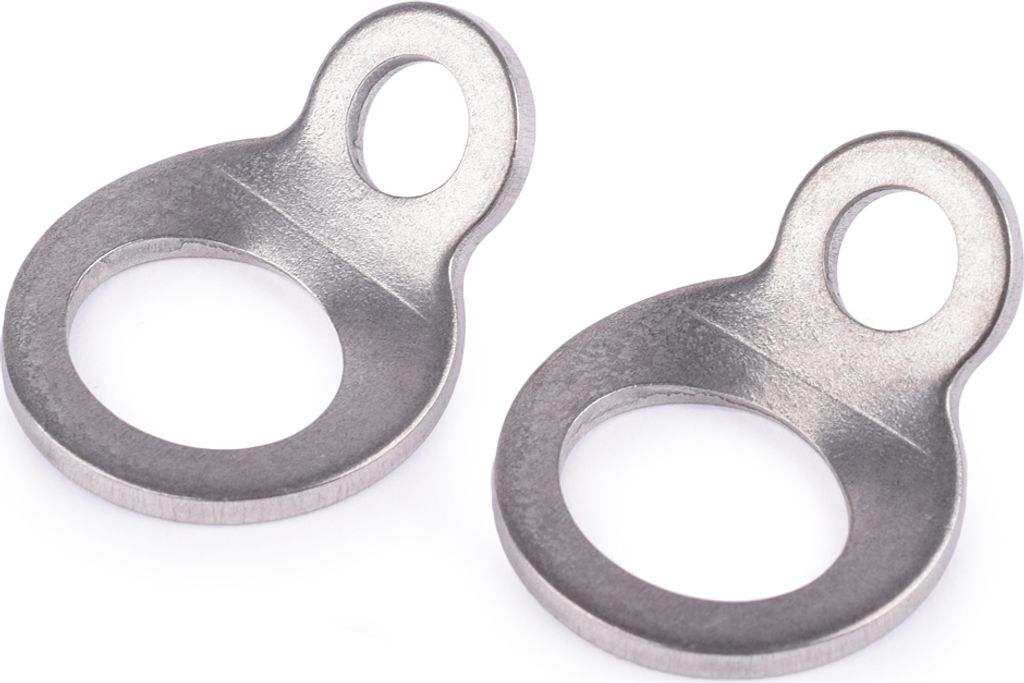 Zurrösen, Abspannösen, Edelstahl, 2er Set