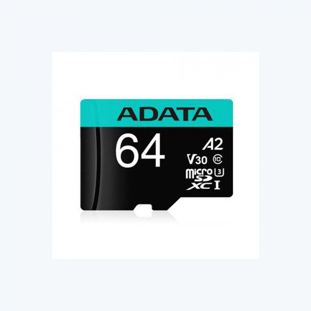 ADATA Premier Pro, 64 GB, MicroSDXC, Trieda 10, UHS-I, 100 Obrázok produktu 