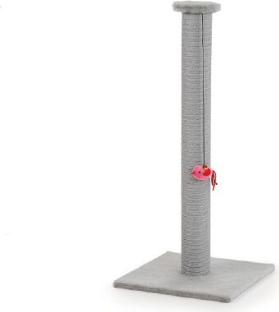 Beeztees Figo - Kratzbaum - grau - XL - 40x40x90 cm Produktbild 