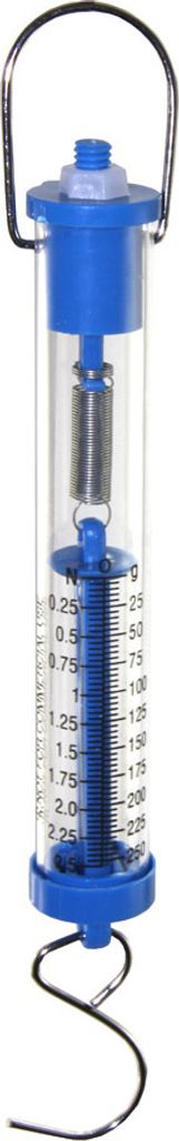 Federwaage transparent, 0-250 g
