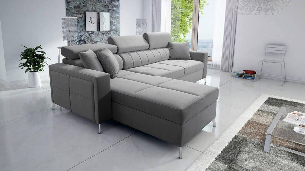 SID I Maxi mit Schlaffunktion und Bettkasten, für das Moderne Wohnzimmer, Gästezimmer