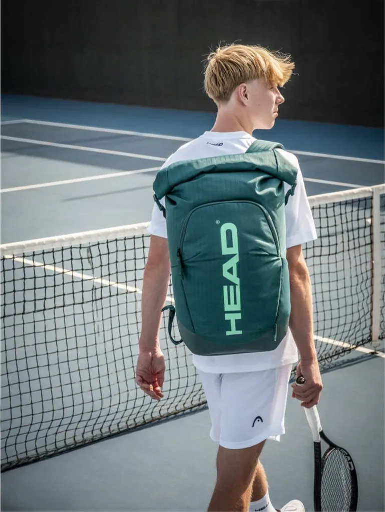 Sac à Dos De Tennis – Tissu Oxford, Compartiment Pour 1-2 Raquettes (jusqu'à 63,5 Cm), Poche Chaussures Ventilée, Bretelles Rembourrées