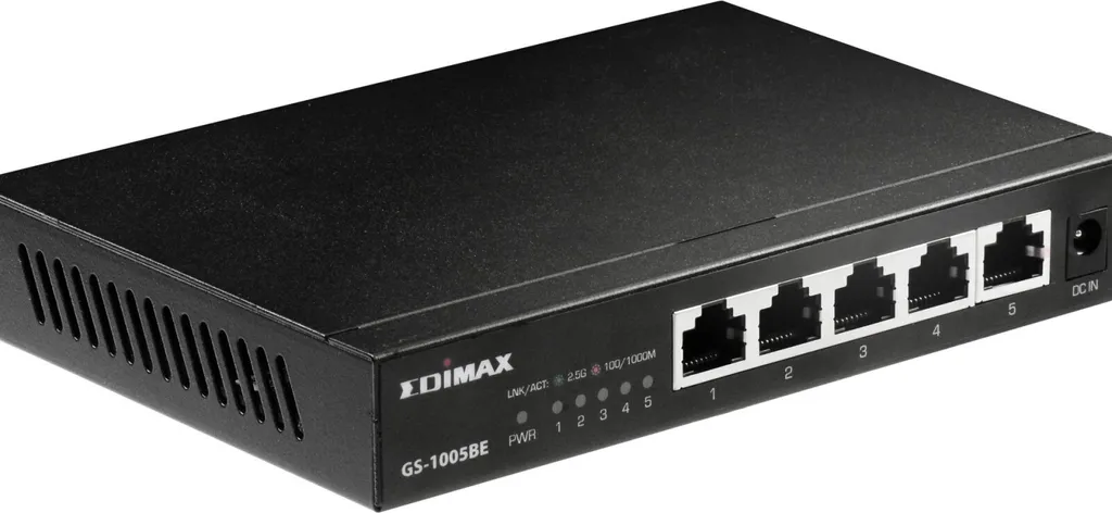 Switch Edimax GS-1005BE 5 Ports RJ45 2.5GbE Unmanaged High Speed