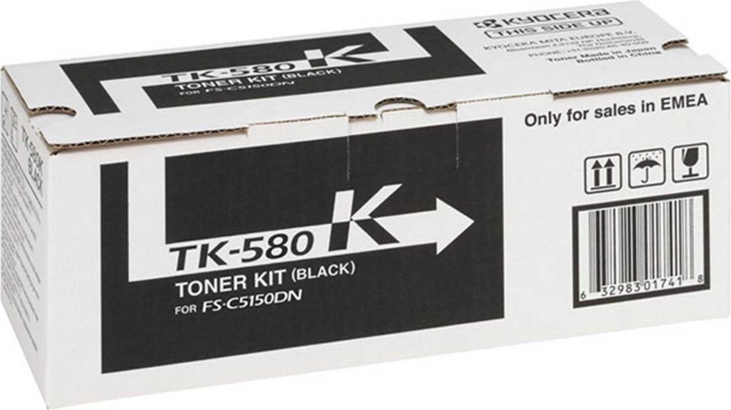 KYOCERA TK-580K, 3500 strany, Čierna, 1 kusov Obrázok produktu 