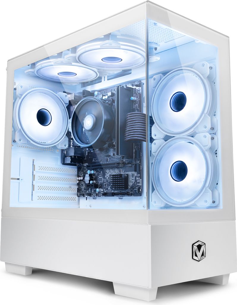 Vibox V-322 PC Gaming Desktop - Ryzen 5 5500 4,2GHz, Radeon RX 9070 16GB, RAM 16GB, SSD 1TB NVMe, Windows 11, WiFi