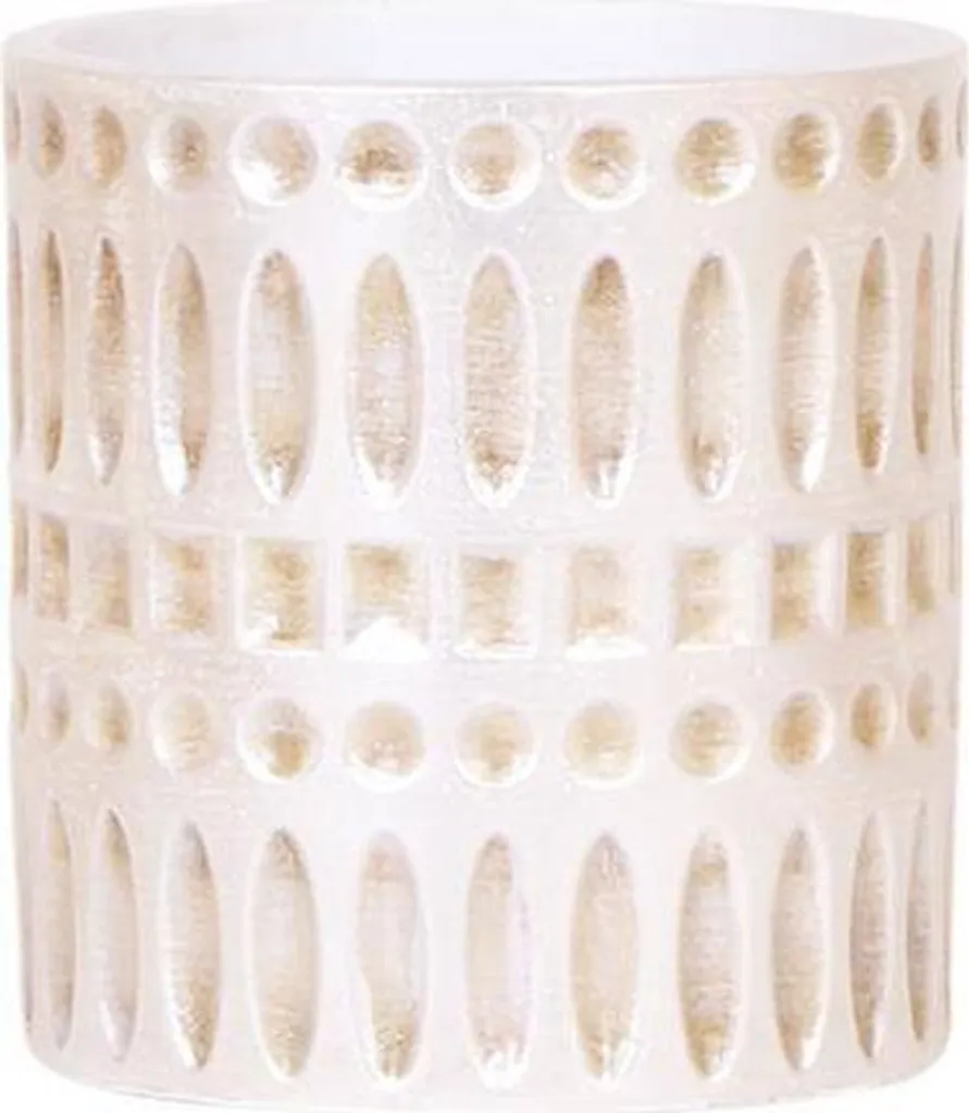 Sublimez vos petites plantes avec ce pot mosaïque dorée Ø9cm élégant