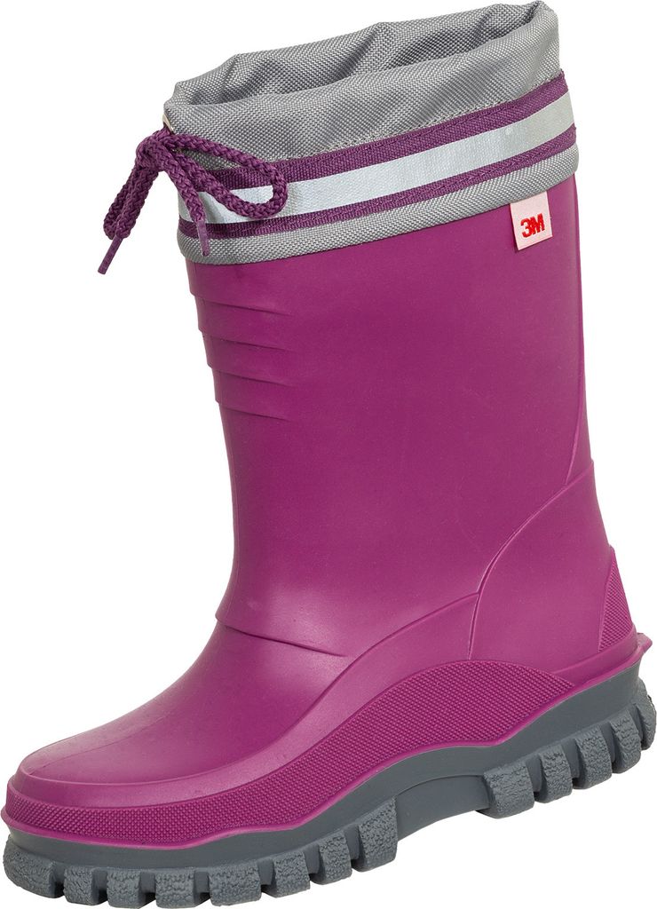 Arktis Kinderwinterstiefel viola/grau Gr. 24/25