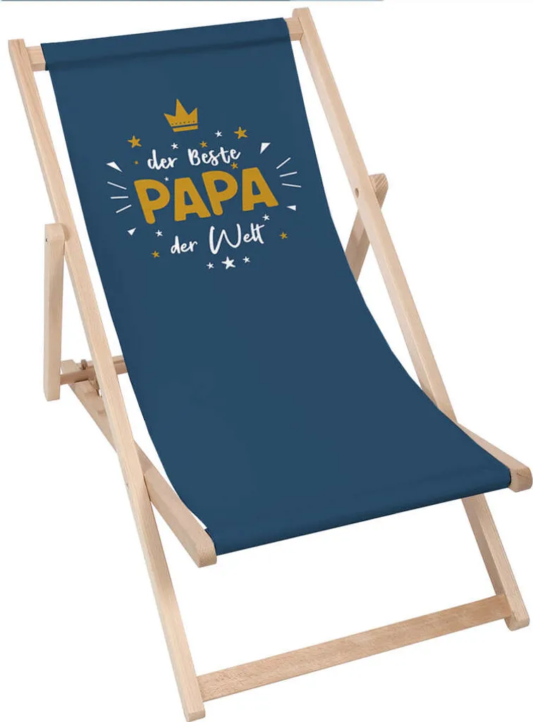 Dreamroots Sdraio Legno Miglior Papà del Mondo - Portata 130kg Offerta
