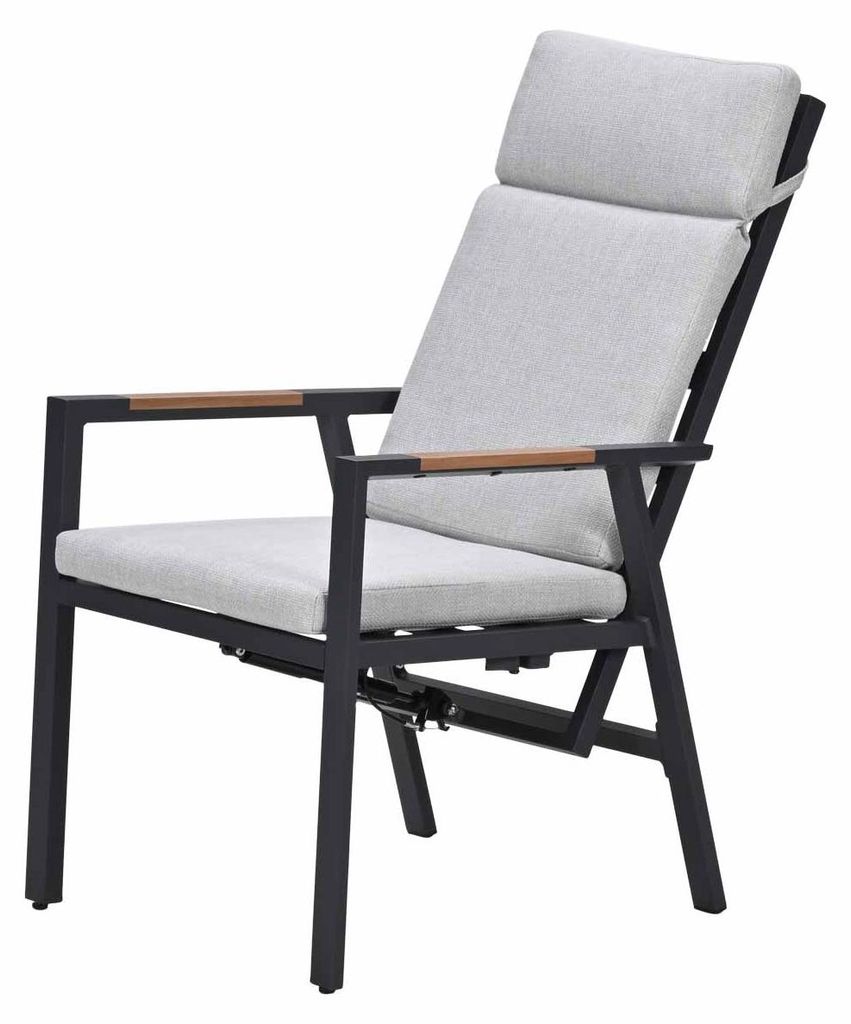 Garden Impressions Felini Verstellbarer Sessel – Carbon Black
