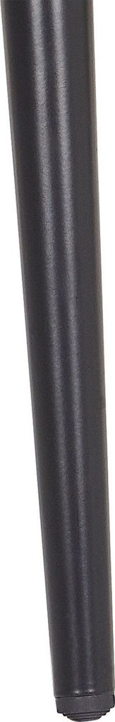 BELIANI Esszimmerstuhl Taupe Polsterbezug mit Armlehnen 4 Produktbild 9