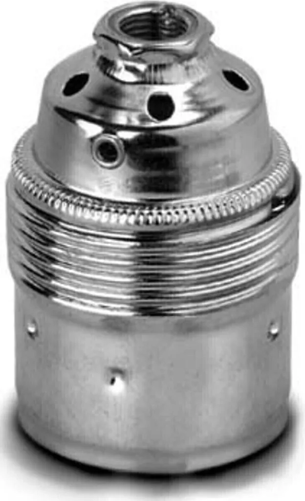 Douille E27 vert lisse M10x1 pour création de suspension design DIY