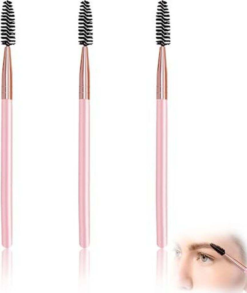 Wimpernbürste, 3 Stück Wimpernseparator, Wimper Kamm Augenbraue Pinsel, Augenbrauenpinsel Mit Festem Winkel, Mini Wimpernbürste, Zum Kämmen und...