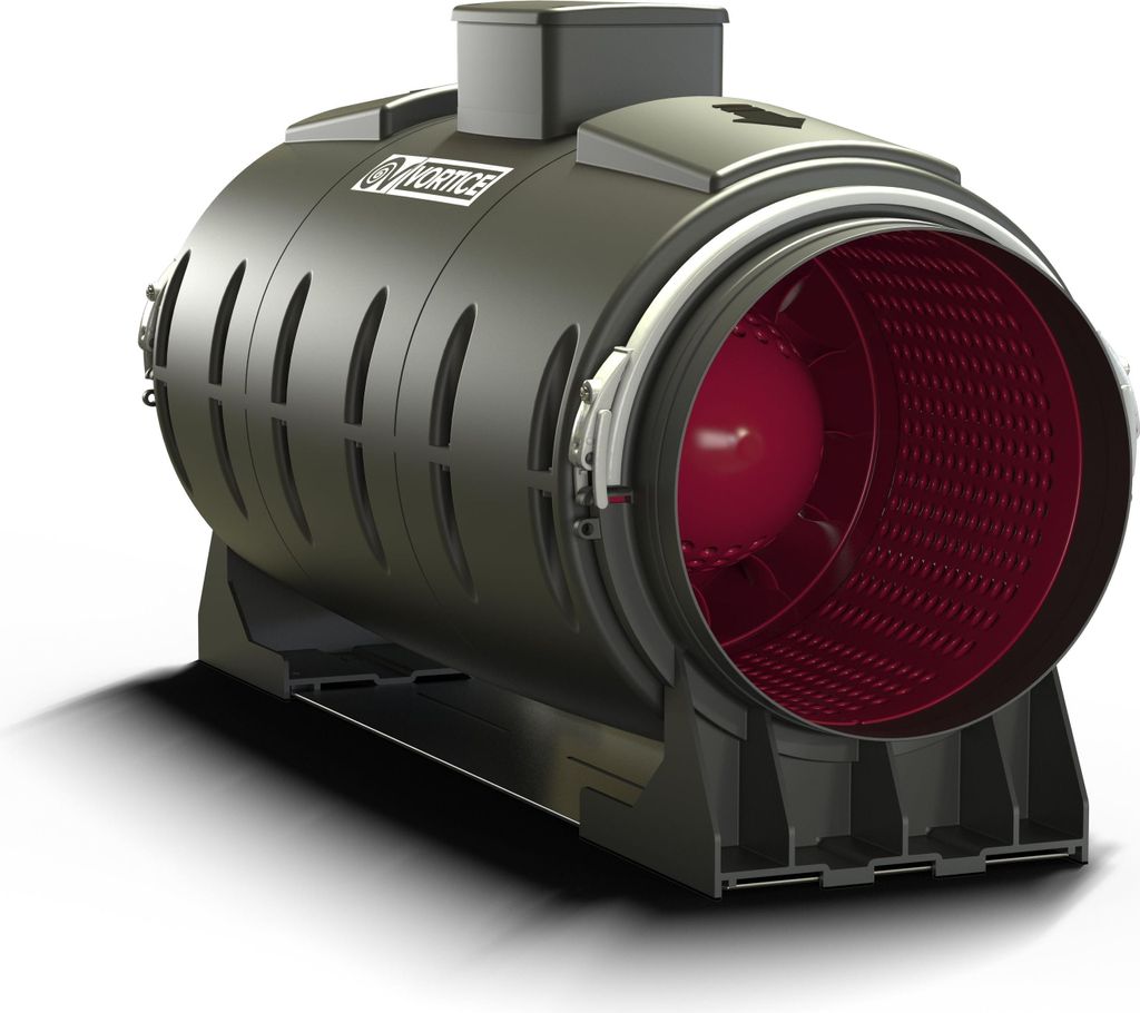 Schallgedämmter Rohrventilator Lineo 250 Quiet Luftleistung bis 1550 m³/h