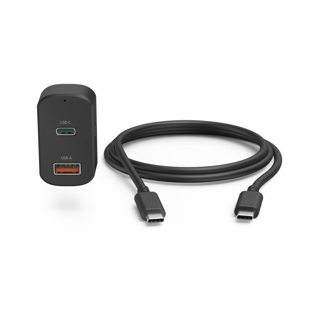 Auto-Schnellladegerät mit Ladekabel Micro-USB, QC, 19,5 W, 1,5 m, Schwarz