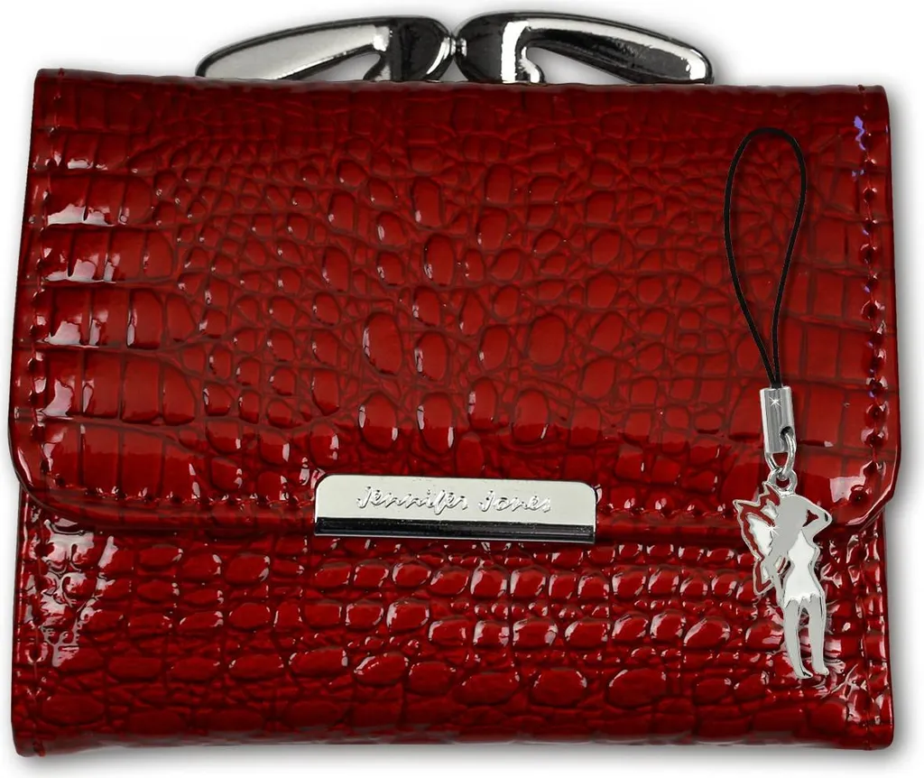 Jennifer Jones Mini Wallet Rosso Pelle RFID: L'Accessorio Must-Have