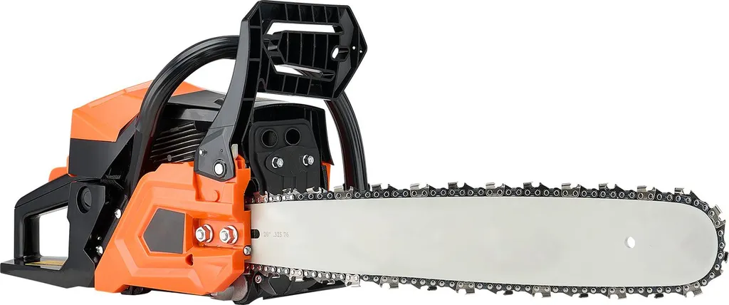 Tronçonneuse à essence SucceBuy 62cc avec guide de 50cm pour le bois