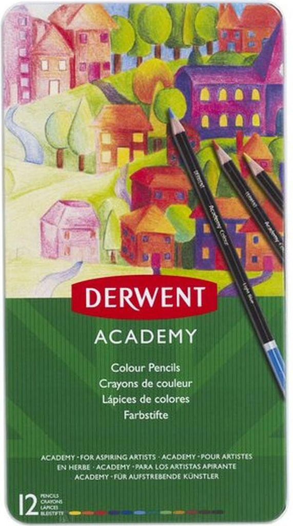 Derwent - Academy Farbstifte Dose ( 12 Stü ck) ( 605064)