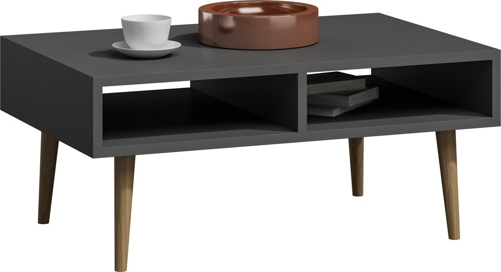 MatKam Couchtisch Isla H46 x B100 x 50 cm, in Retrooptik, 2 Produktbild 