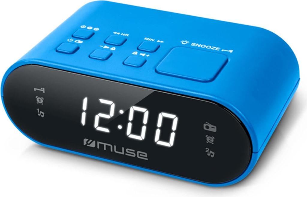 Muse M10bl Wecker Blau One Size / EU Plug 220V Blau One Produktbild 