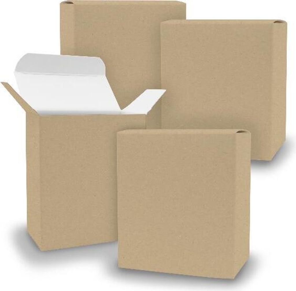 itenga Adventskalender SchachtelnV8 24x Quader BRAUN