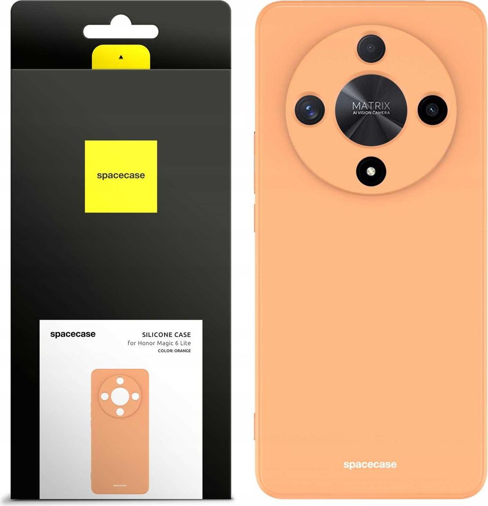 Spacecase Silikonhülle Honor Magic 6 lite orange